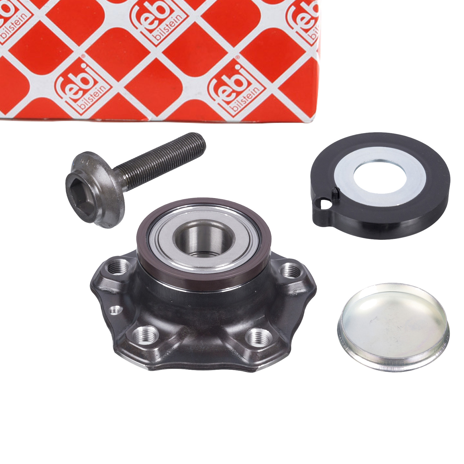 febi 36650 Wheel Bearing Kit (Wheel Hub) for AUDI A4 B8, A5 8T, 6F, A6 C7 (Rear) 8K0501611B