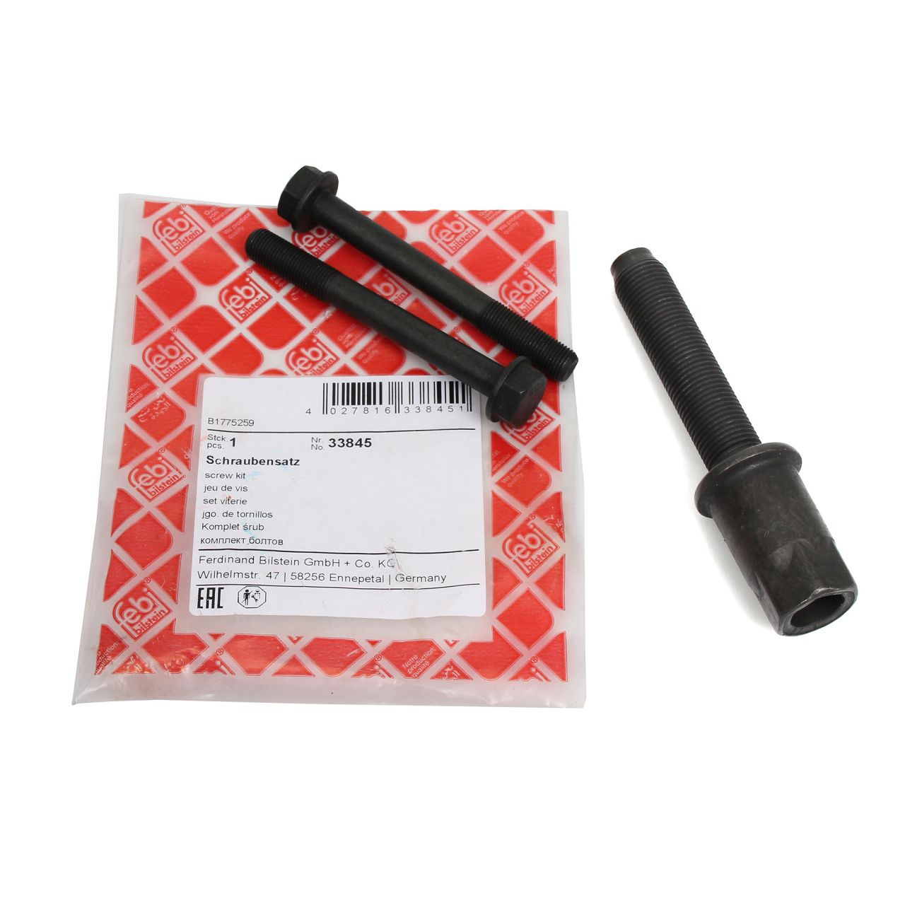 febi 33845 Schraubensatz Zahnr&auml;der Steuerkette f&uuml;r BMW 1er E81 E87 3er E46 E90 5er E60 E61