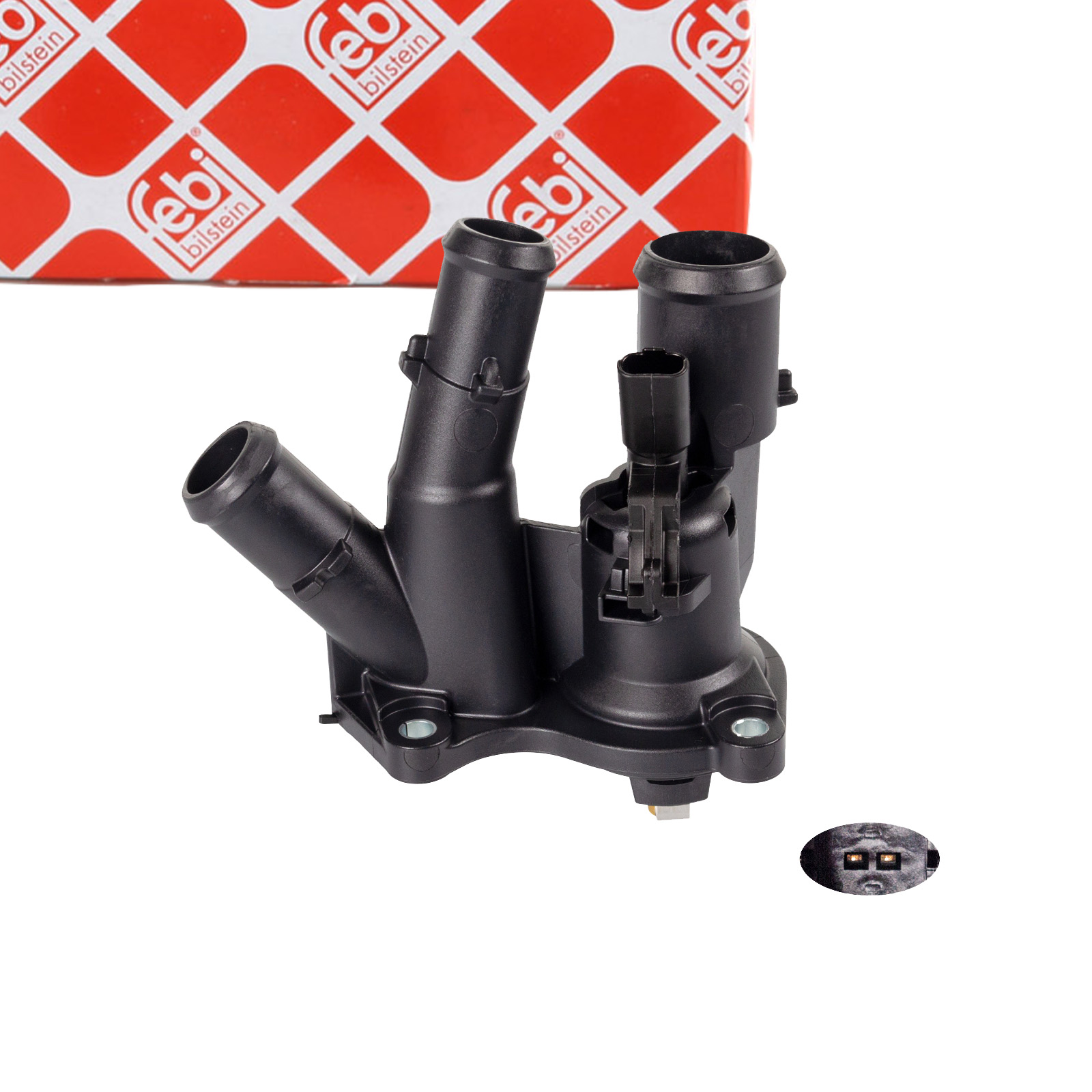febi 171306 Thermostat + Housing for FORD Focus C-Max DM2 Focus 2 MK2 1.6 Ti 115 1351716