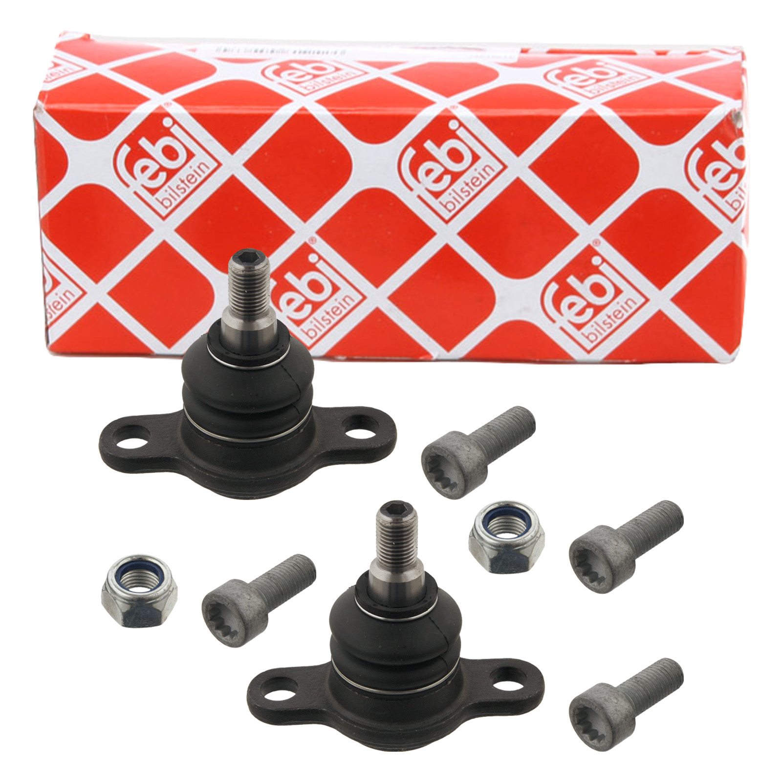 2x febi Traggelenk F&uuml;hrungsgelenk f&uuml;r VW Transporter Multivan T5 T6 vorne unten 7E0407361