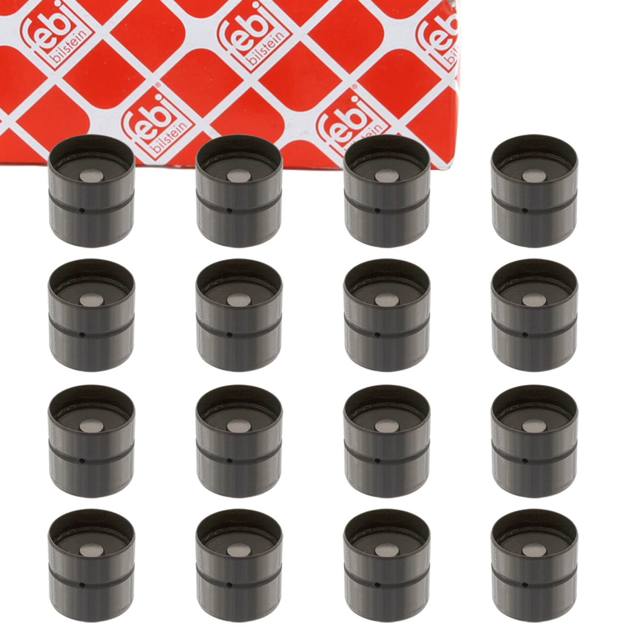 16x FEBI 48733 Ventilstößel ABARTH 500 / 595 / 695 Grande / Punto 