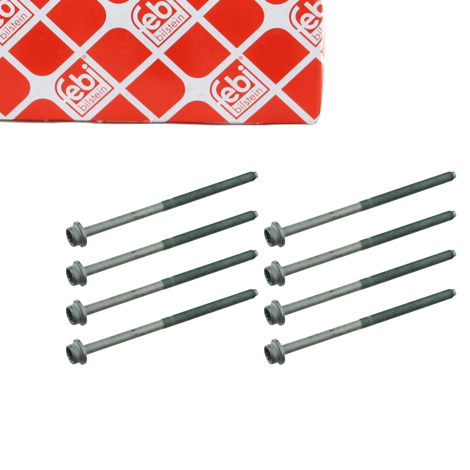 8x FEBI 26438 Zylinderkopfschraube VW Polo 9N Fox SKODA Fabia 1 