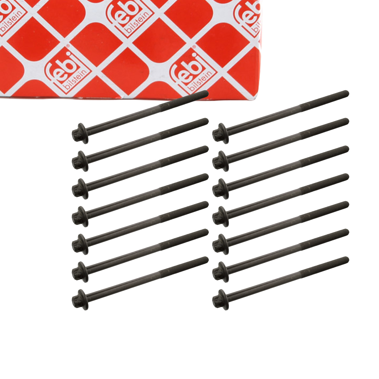 14x febi 39806 Zylinderkopfschraube f&uuml;r BMW 3er 5er 6er 7er 8er X3 X4 X5 N57 11128513130
