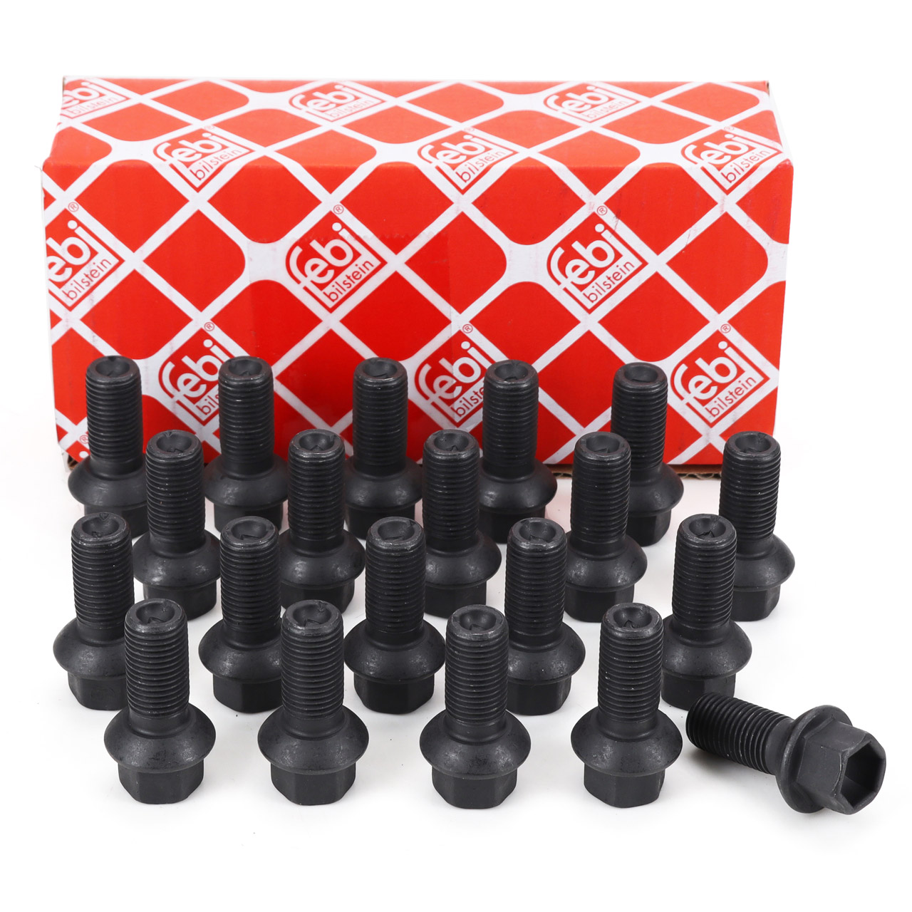 20x febi 38021 Radbolzen Radschrauben M14x1,5mm 26mm f&uuml;r MERCEDES-BENZ
