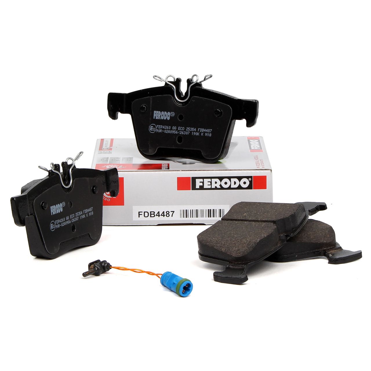 FERODO Bremsbeläge + WKK für MERCEDES C-Klasse W205 A205 C205 S205 GLC X253 C253 hinten