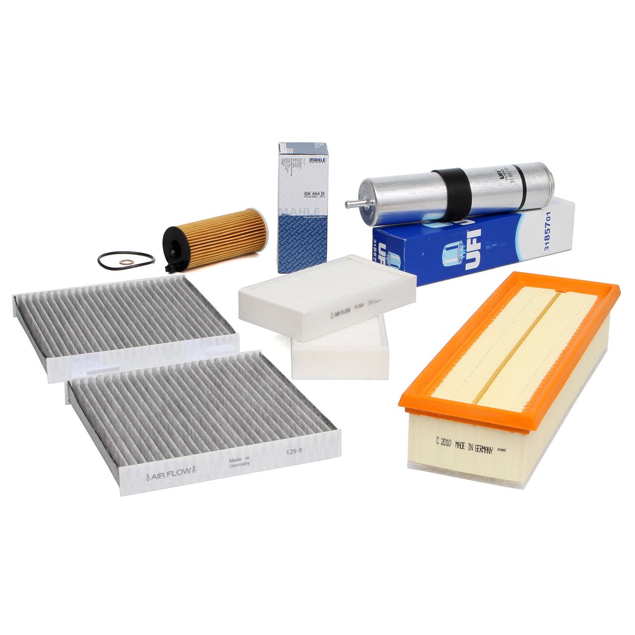 Filter-Set für BMW X3 F25 xDrive20d 190 PS + X4 F26 xDrive20d 163/190 PS B47