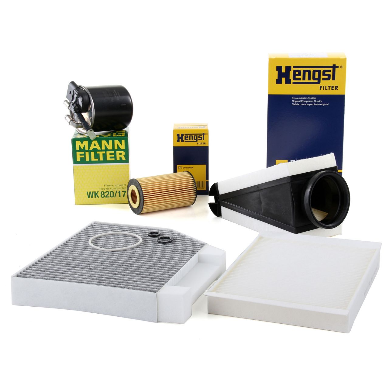 Filter-Set für MERCEDES C-KLASSE W205 C220/250/300 BlueTEC/d C220d 4-matic OM651