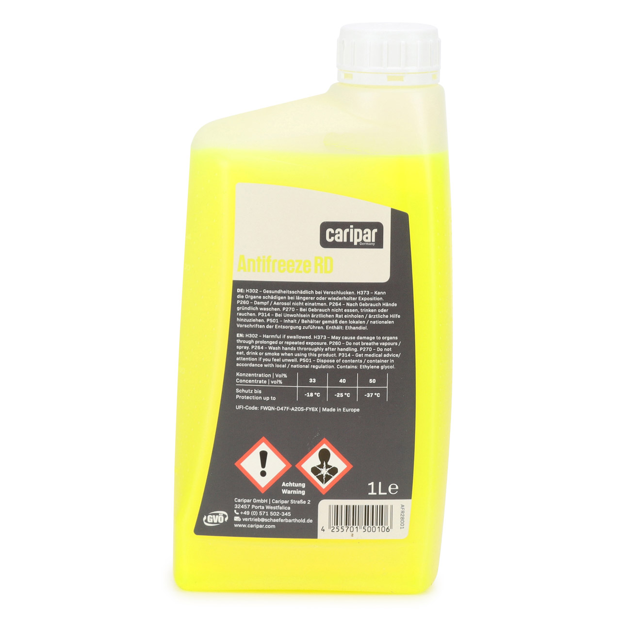 1L 1Liter CARIPAR ANTIFREEZE RD Frostschutz Kühlerfrostschutz  