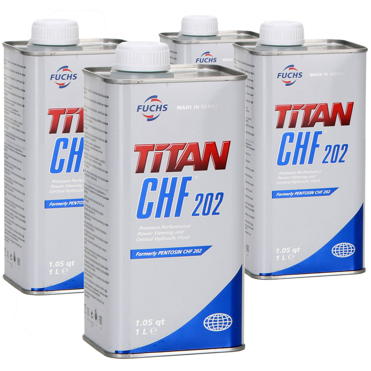 4L 4 Liter Fuchs PENTOSIN TITAN CHF 202 Hydrauliköl Zentralhydrauliköl