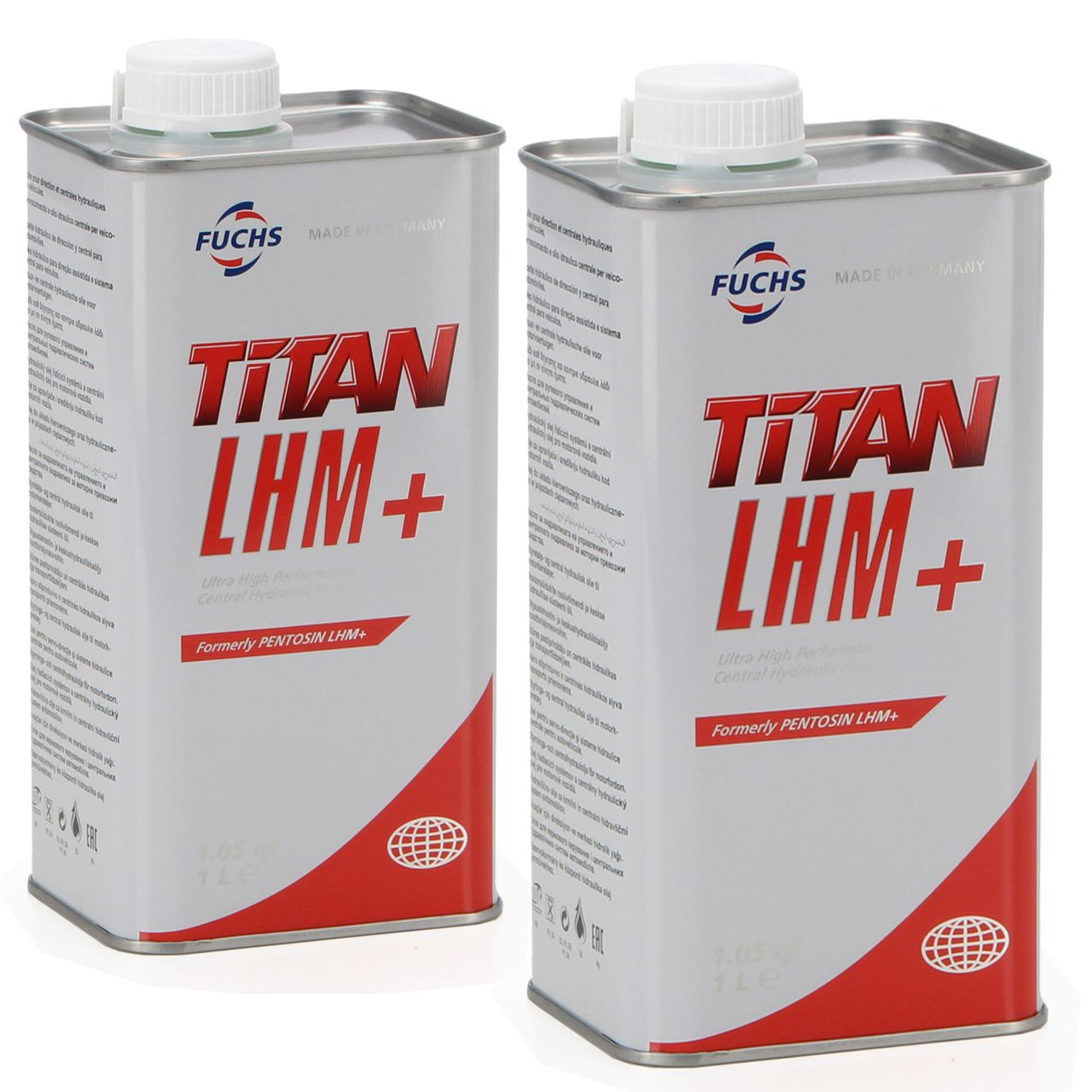 2L 2 Liter FUCHS Pentosin TITAN LHM+ Hydrauliköl Zentralhydrauliköl PSA B71 2710