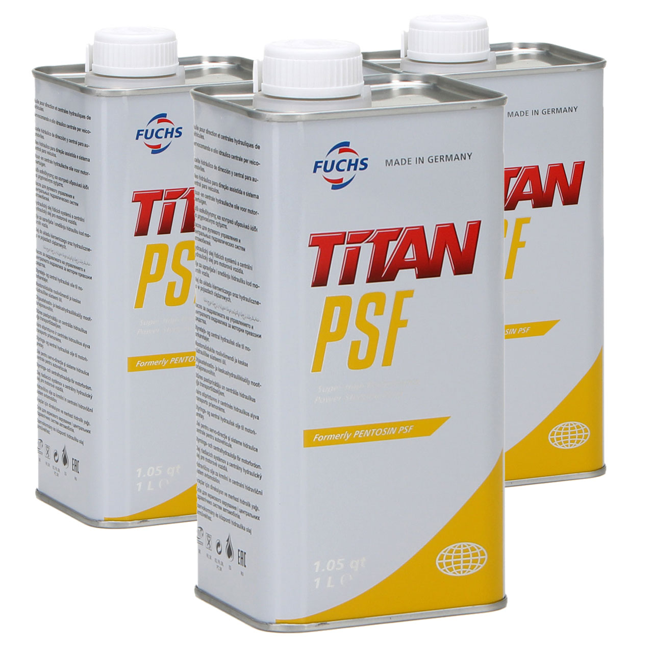 3L 3 Liter FUCHS Pentosin TITAN PSF Hydrauliköl Zentralhydrauliköl MB 236.3