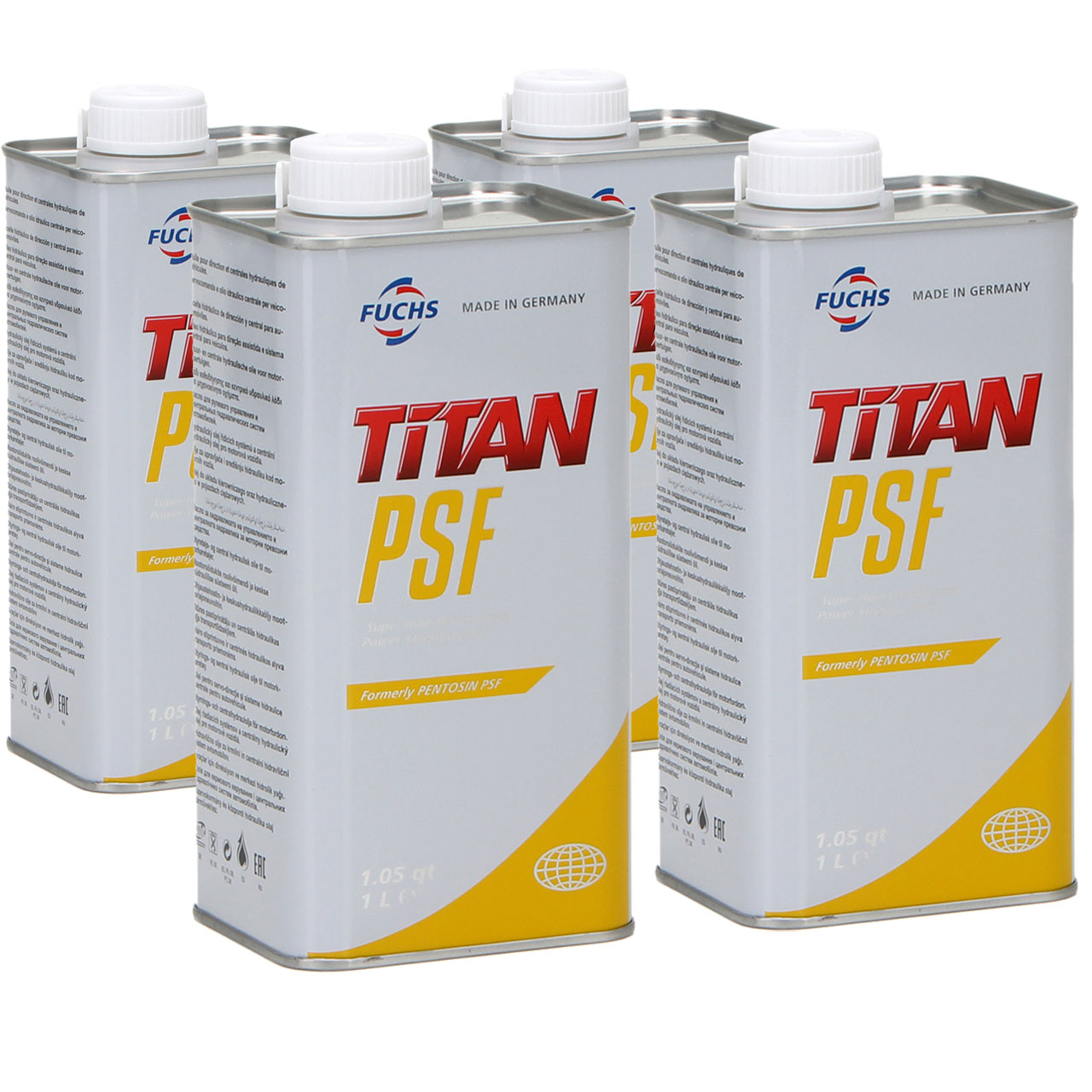 4L 4 Liter FUCHS Pentosin TITAN PSF Hydrauliköl Zentralhydrauliköl MB 236.3