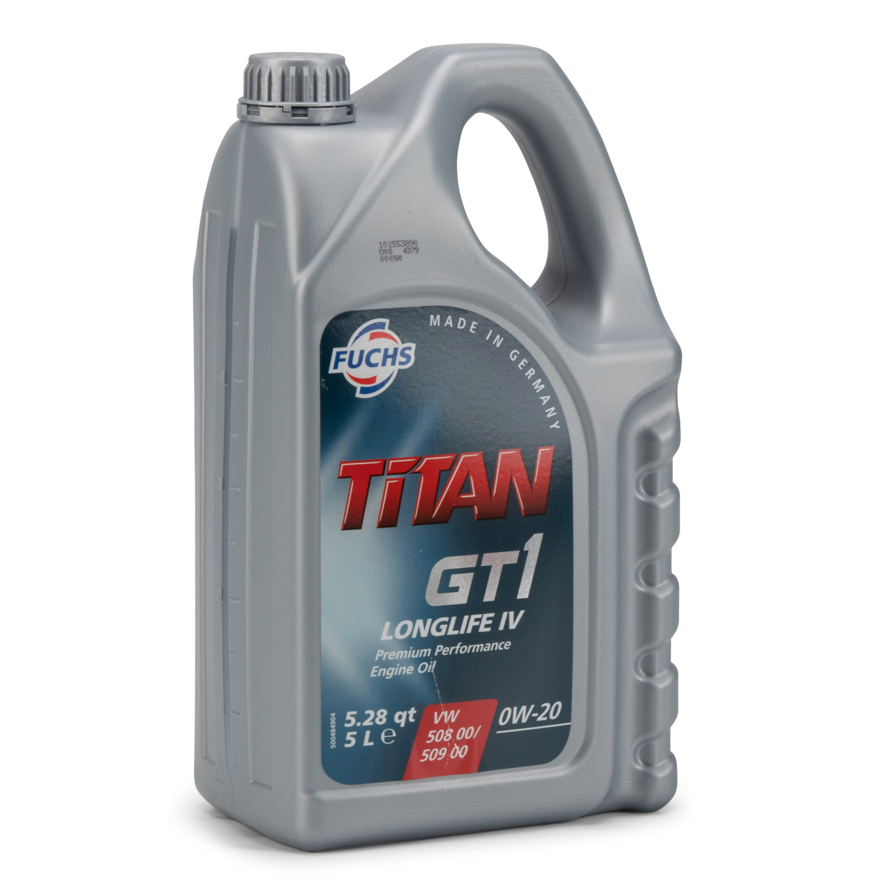 FUCHS Motoröl Öl TITAN GT1 LONGLIFE IV 0W-20 0W20 VW 508.00/509.00 5 Liter 5L