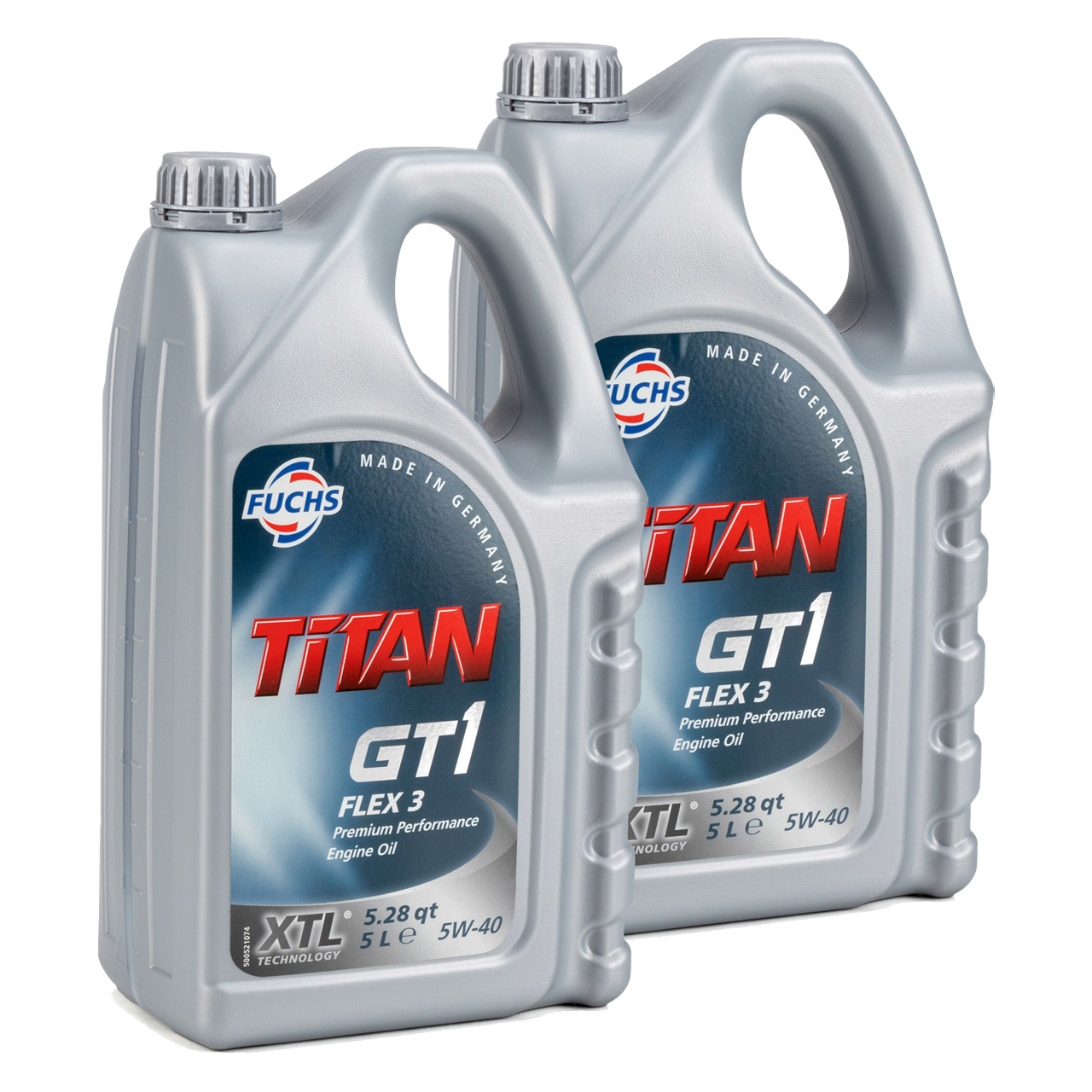 10 Liter FUCHS Motoröl TITAN GT1 Flex 3 5W40 BMW LL-04 MB 229.51/52 VW 511.00