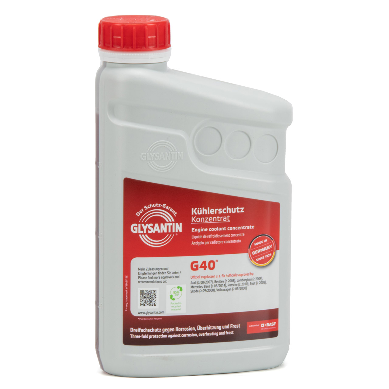 4L 4 Liter BASF GLYSANTIN Frostschutz Kühlerfrostschutz Konzentrat G40 Eco PINK