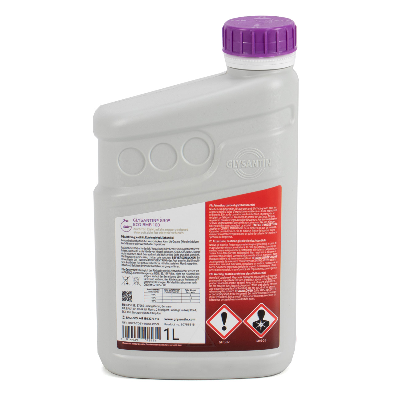 1L 1 Liter BASF GLYSANTIN Frostschutz Kühlerfrostschutz Konzentrat G30 Eco PINK