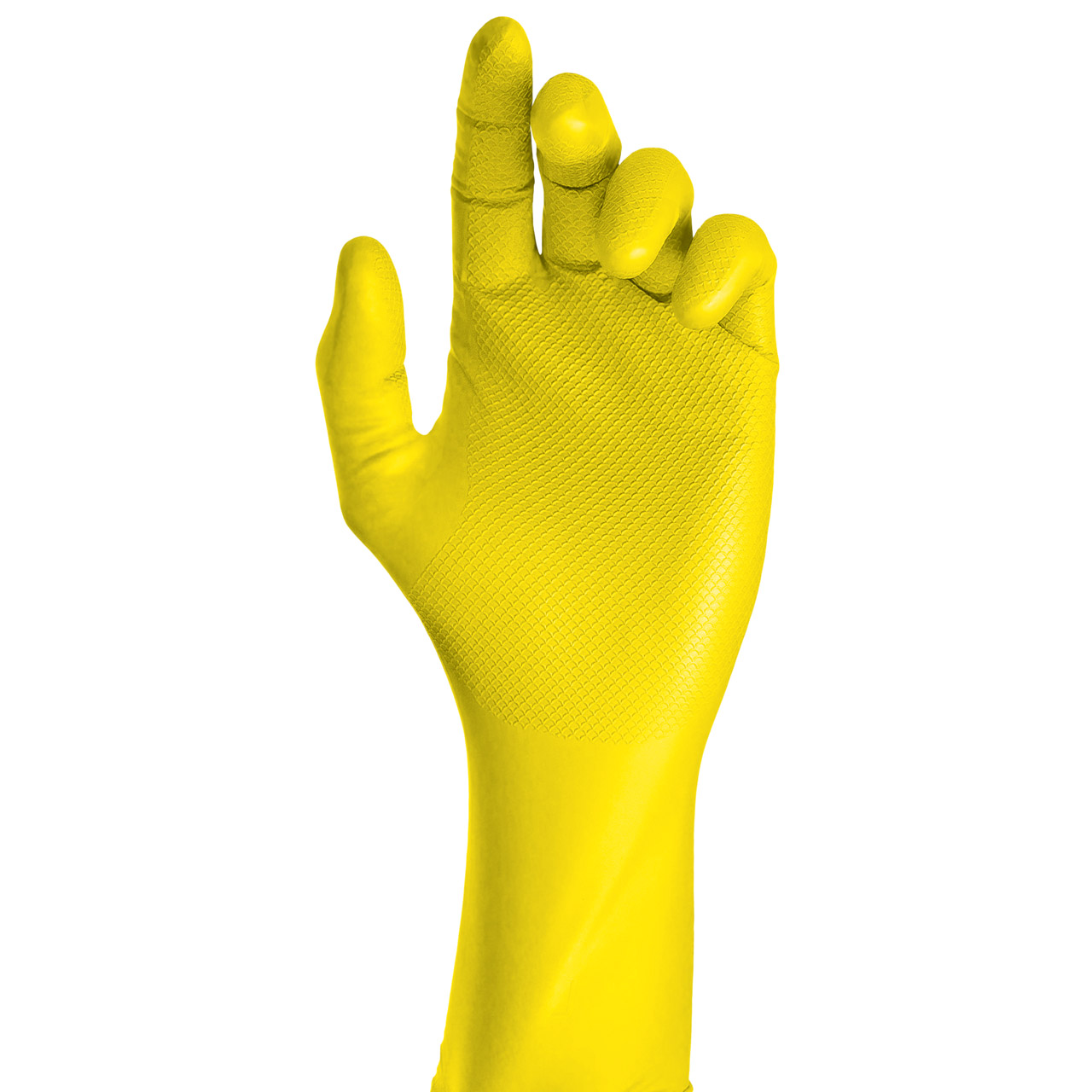 GRIPPAZ 306 Schutzhandschuhe NITRIL Handschuhe GELB Größe L (50 Stück)