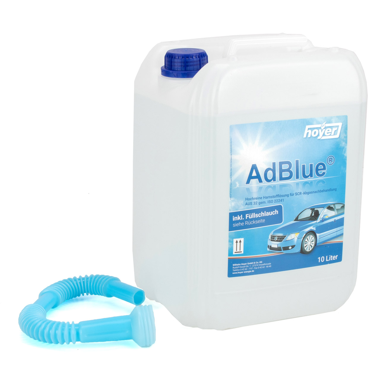 10L 10 Liter HOYER AdBlue® NOX-Reduktionsmittel Harnstofflösung inkl. Ausgießer