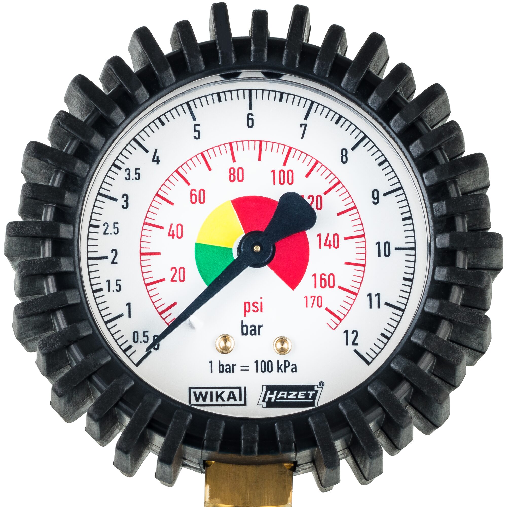 HAZET 9041-1 Reifenfüller Luftdruckprüfer Reifendruck Manometer PKW Motorrad bis 12 Bar