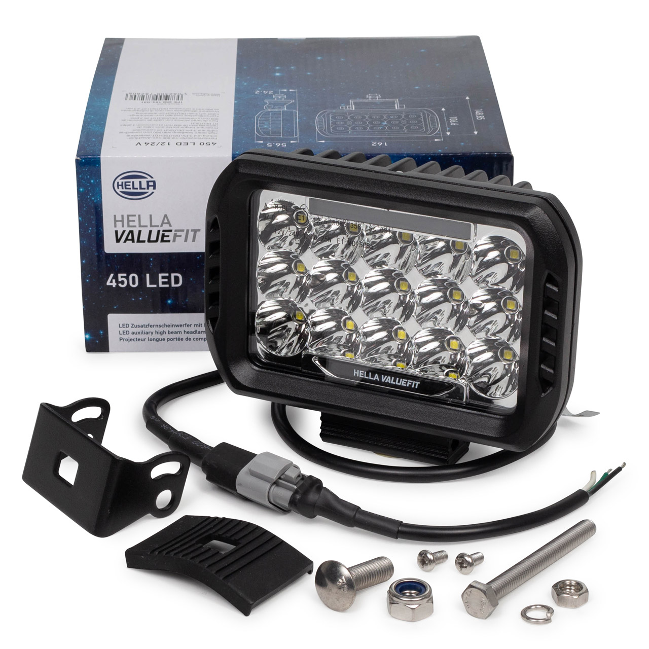 HELLA - LED-Arbeitsscheinwerfer - Valuefit TS1700 - 12/24V