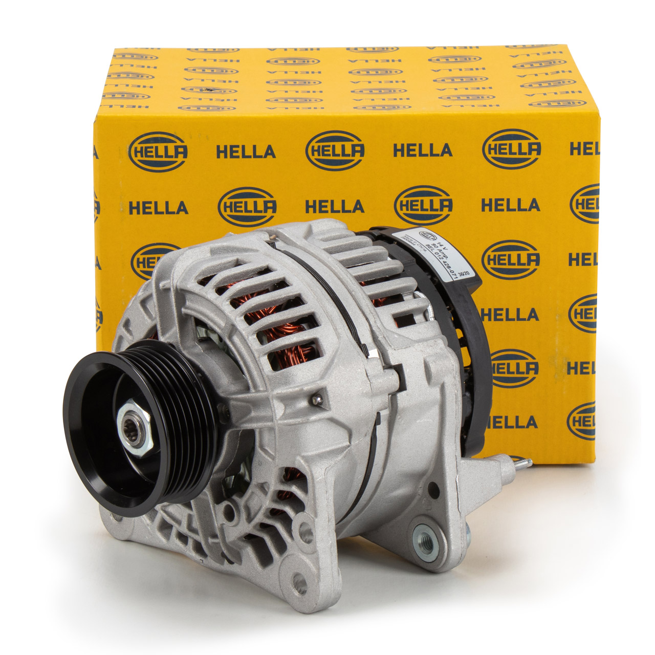 HELLA 8EL012428-071 Lichtmaschine 14V 90A f&uuml;r VW Transporter T4 LT 28-35/28-46 2 2.5 TDI