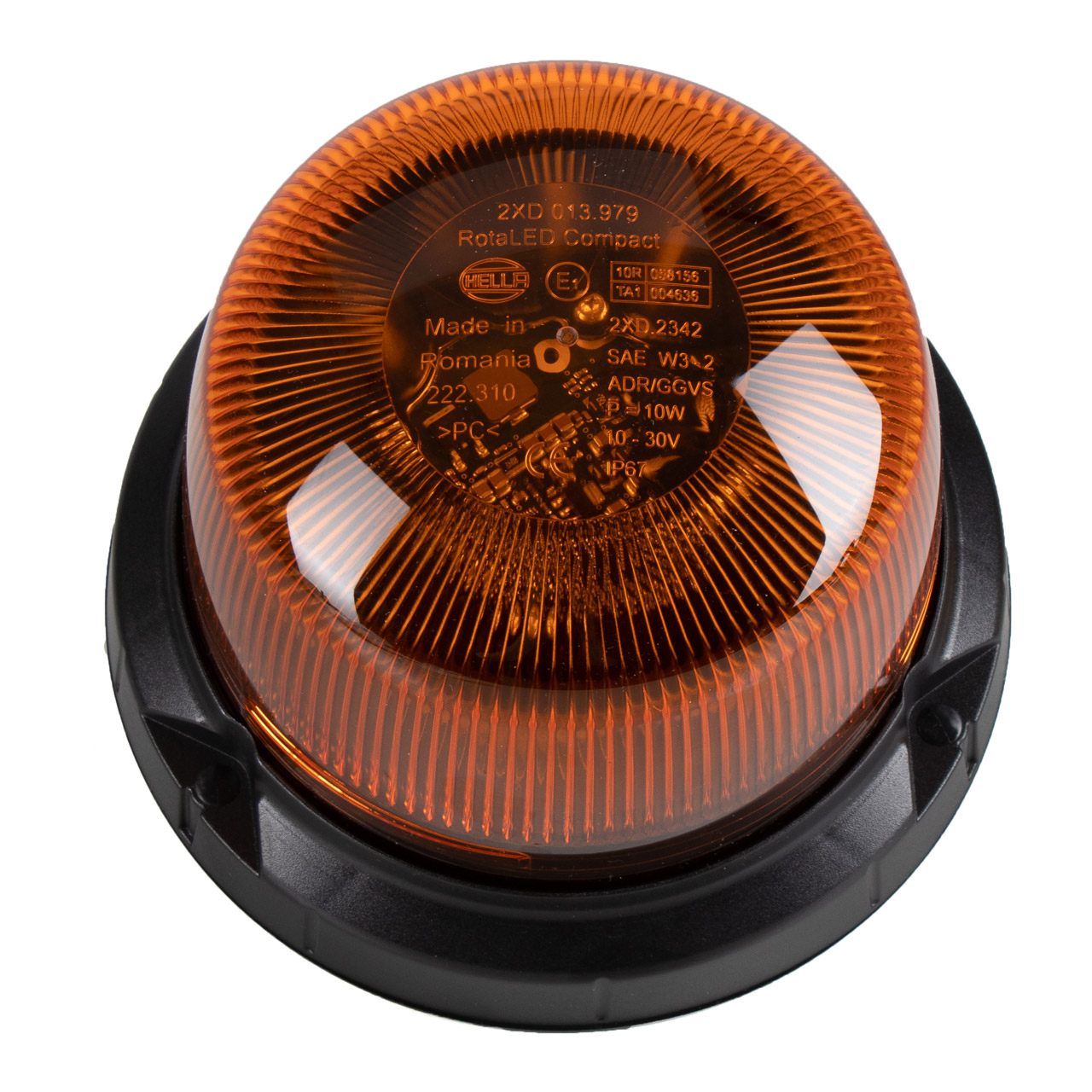 Hella Rota LED - Rundumkennleuchte - orange/schwarz