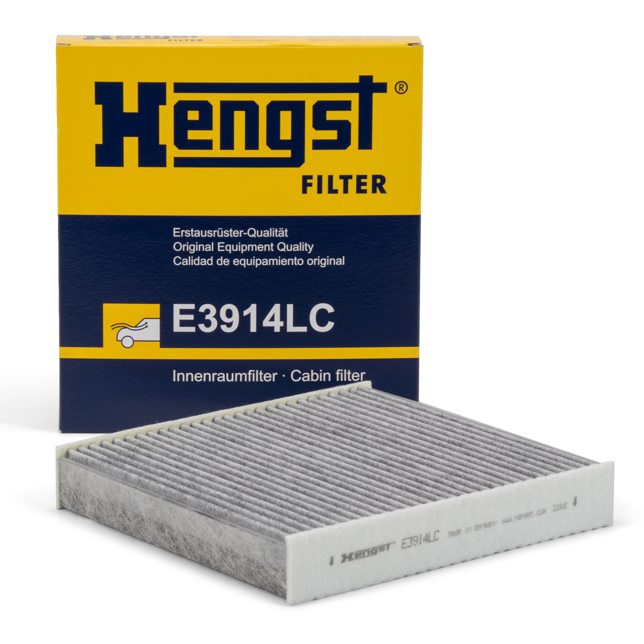HENGST E3914LC Innenraumfilter Aktivkohle für DACIA LOGAN 2 SANDERO 2 CLIO 4