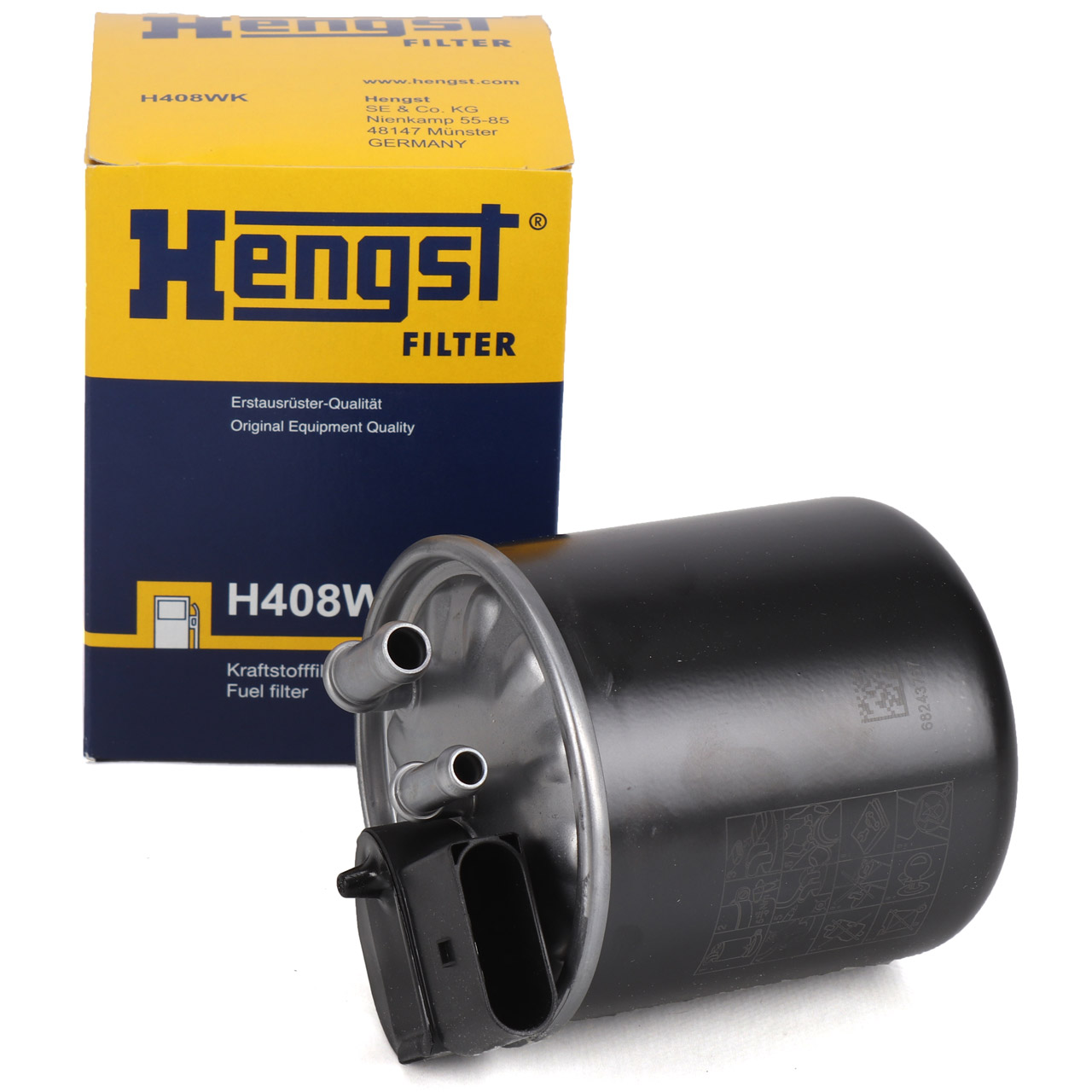 HENGST H408WK Kraftstofffilter Dieselfilter MERCEDES V-Klasse Vito W447 Sprinter 907 OM651
