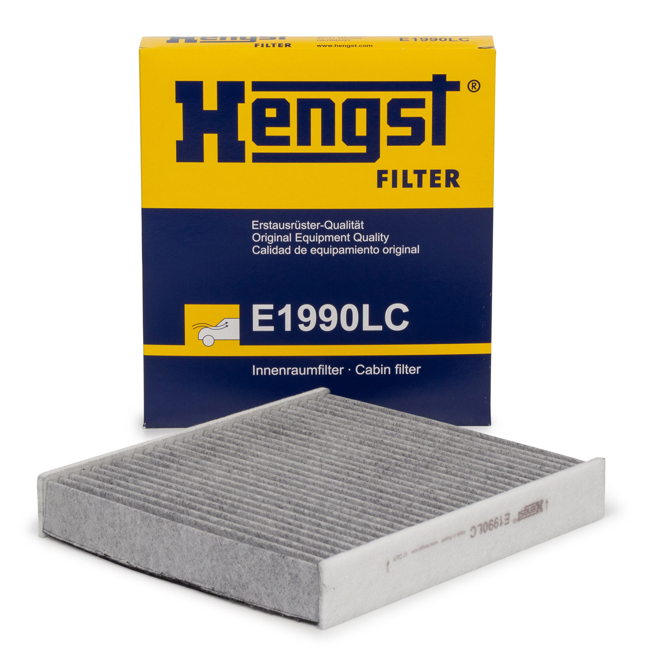 HENGST E1990LC Innenraumfilter Aktivkohle für FORD FOCUS II VOLVO C70 S40 V50