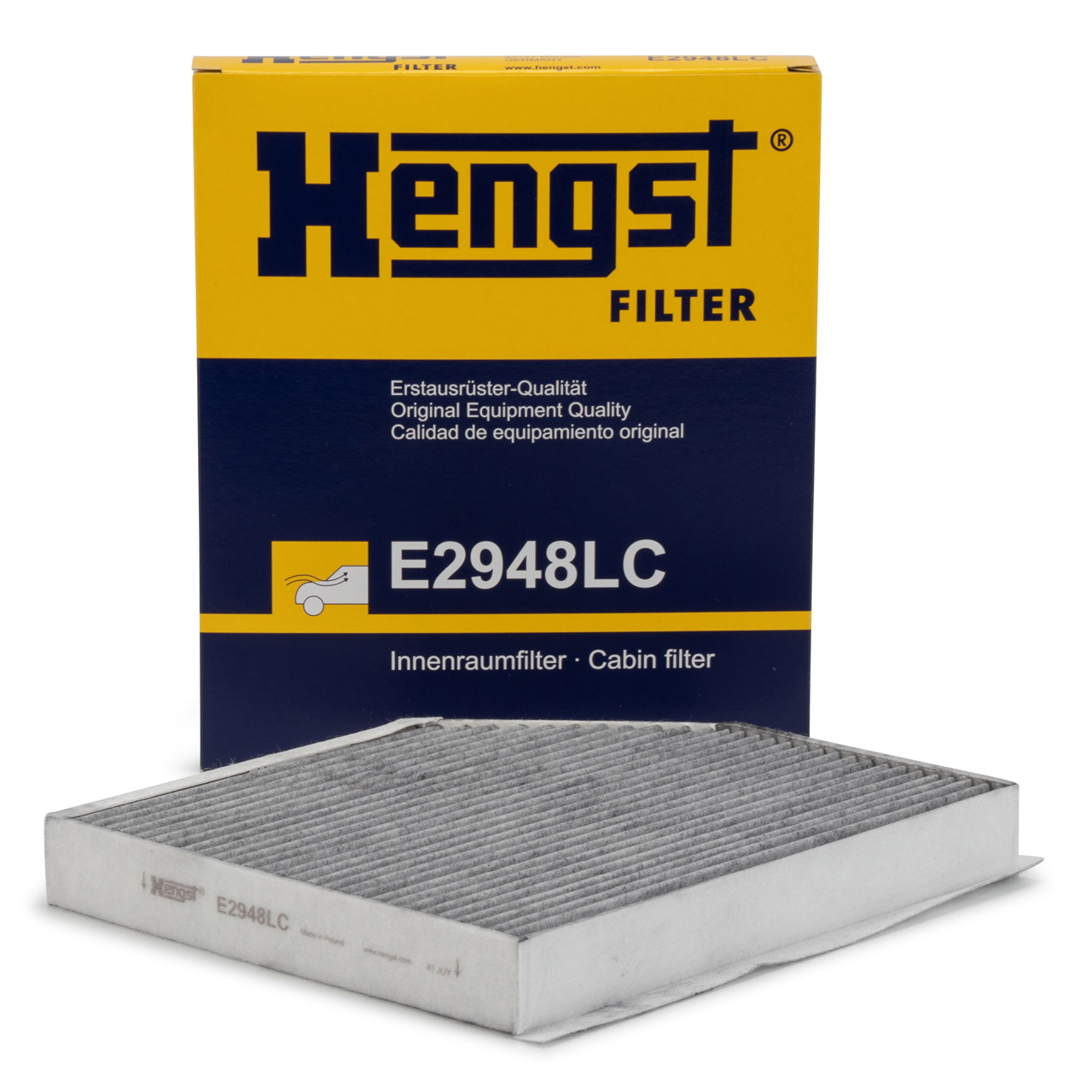 HENGST E2948LC Innenraumfilter Aktivkohle für AUDI A4 B8 A5 8T 8F PORSCHE MACAN
