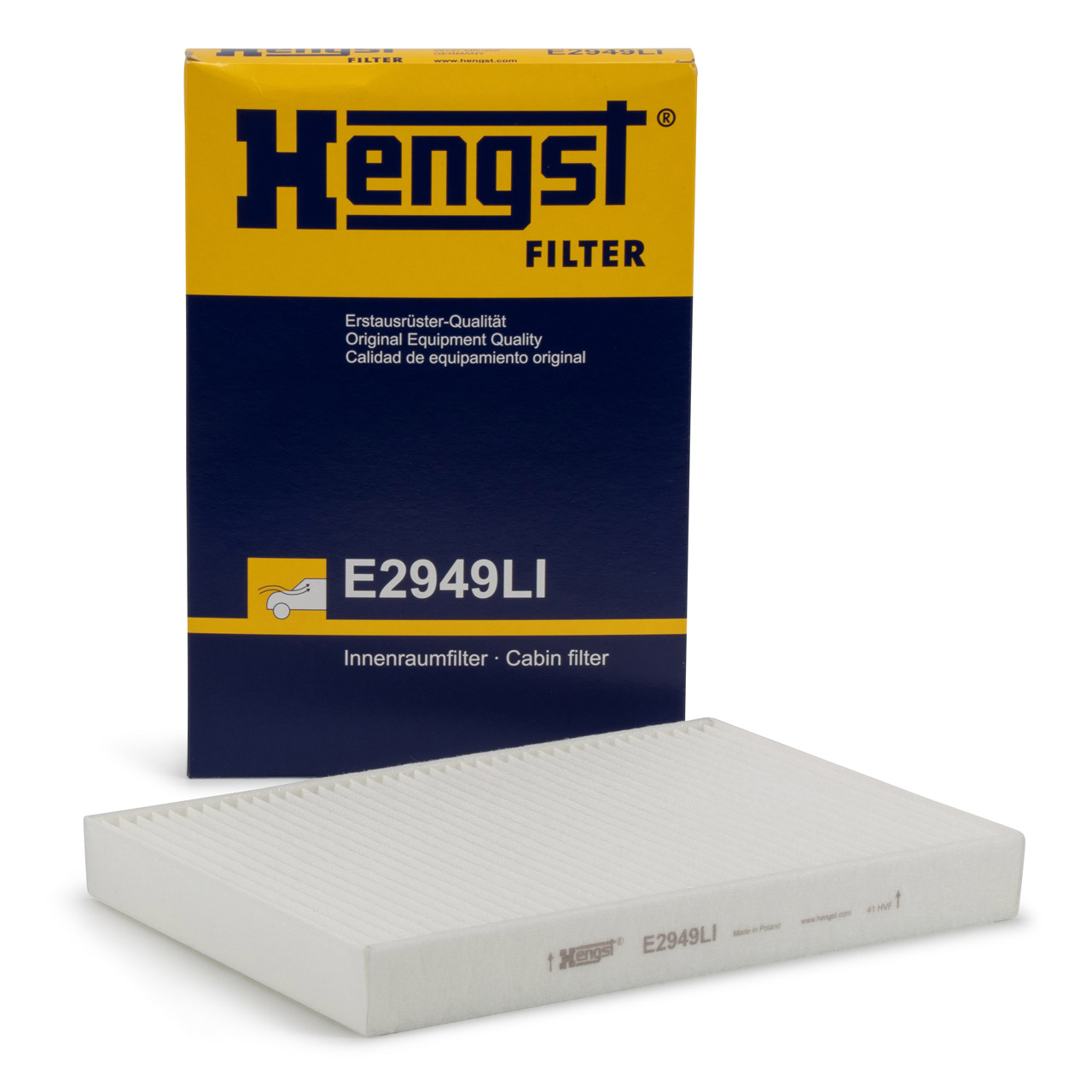 HENGST E2949LI Innenraumfilter für VOLVO S60 II S80 II V60 V70 III XC60 XC70 II