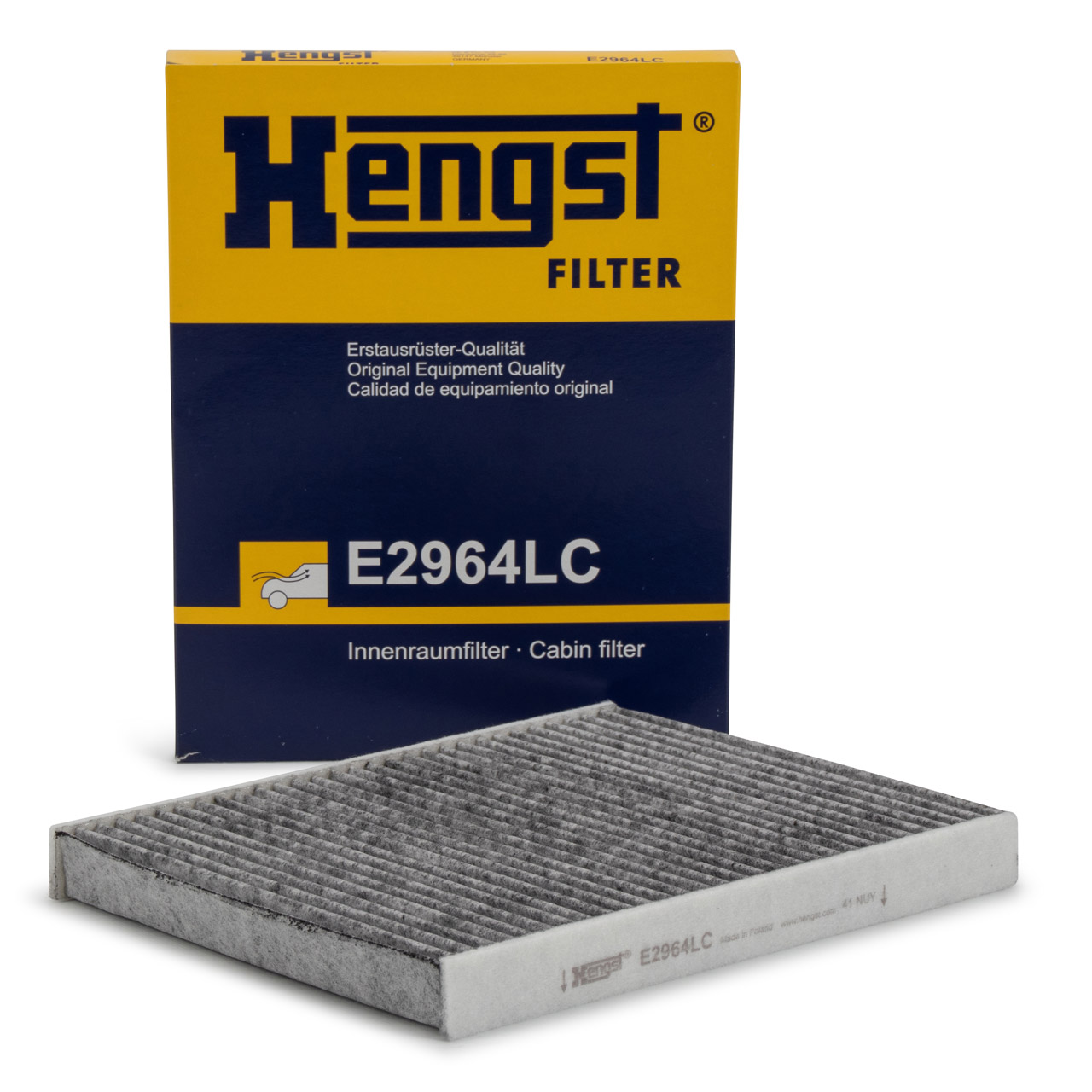 HENGST E2964LC Innenraumfilter Aktivkohle für FORD B-MAX ECOSPORT FIESTA 6 7 KA+