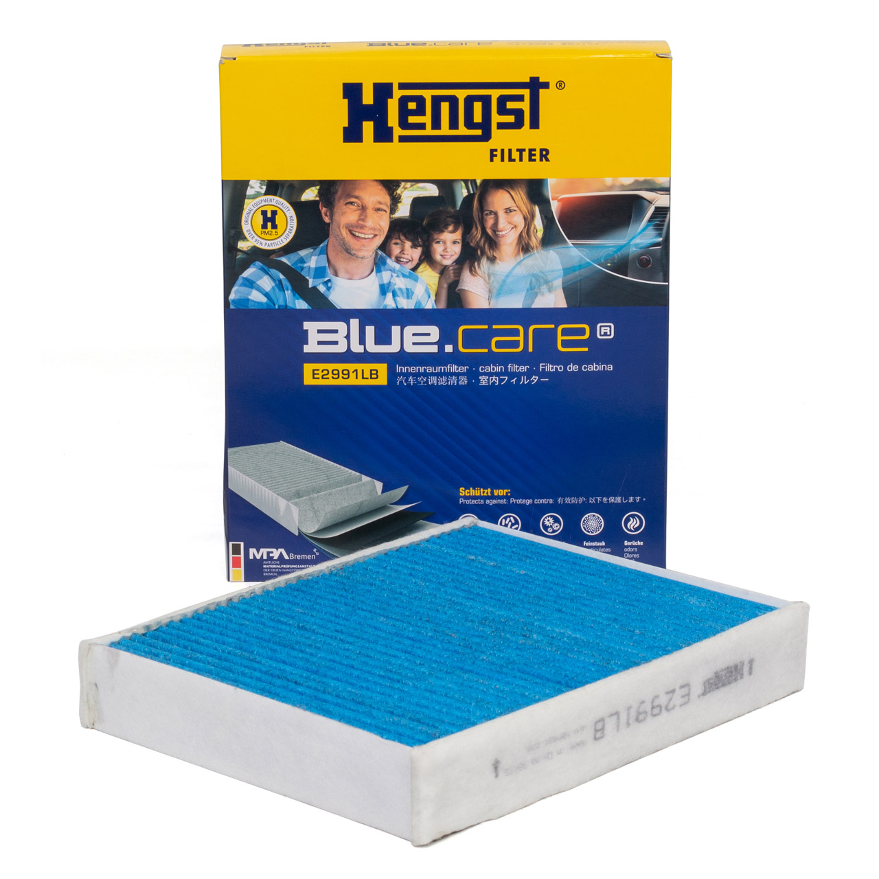 HENGST E2991LB BLUE CARE Innenraumfilter ANTIBAKTERIELL für BMW F20-F21 F30-F36