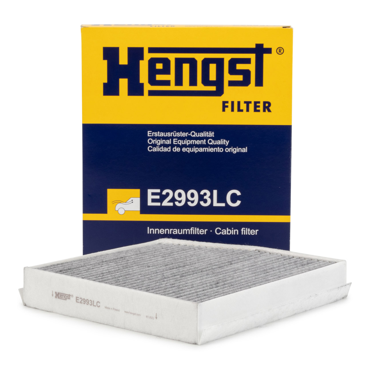 HENGST E2993LC Innenraumfilter Aktivkohle für MERCEDES W176 W246 C/X177 X156