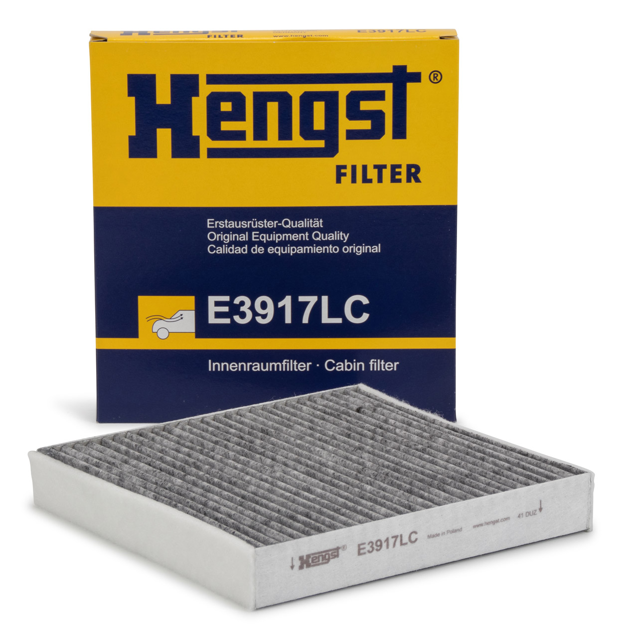 HENGST E3917LC Innenraumfilter Aktivkohle für CITROEN C-CROSSER PEUGEOT 4007