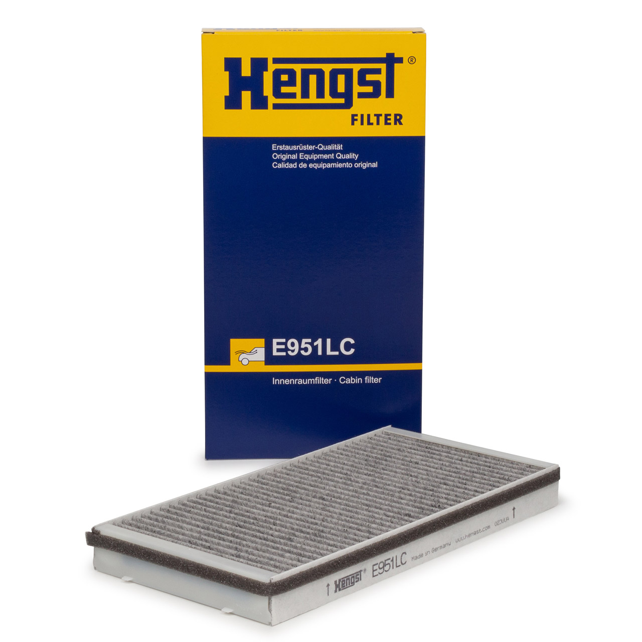 HENGST E951LC Innenraumfilter Aktivkohlefilter für PORSCHE 911 (996 997)