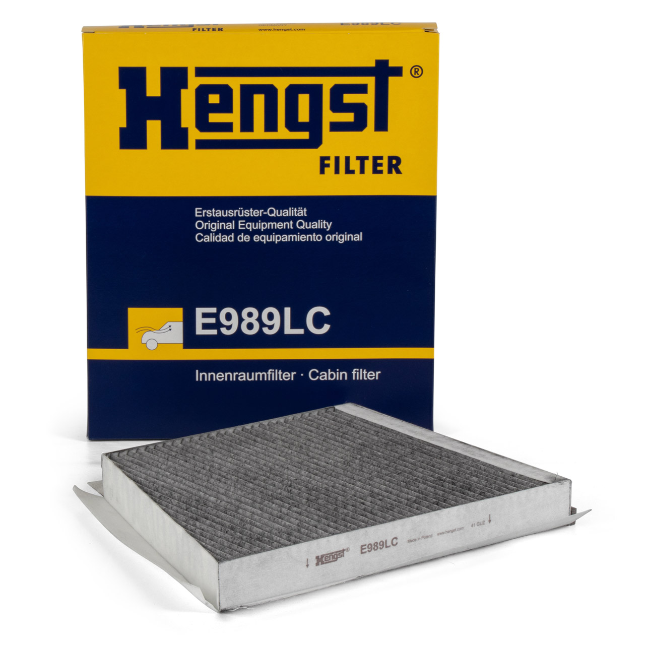 HENGST E989LC Innenraumfilter Aktivkohle für MERCEDES CLS C219 E-KLASSE W211