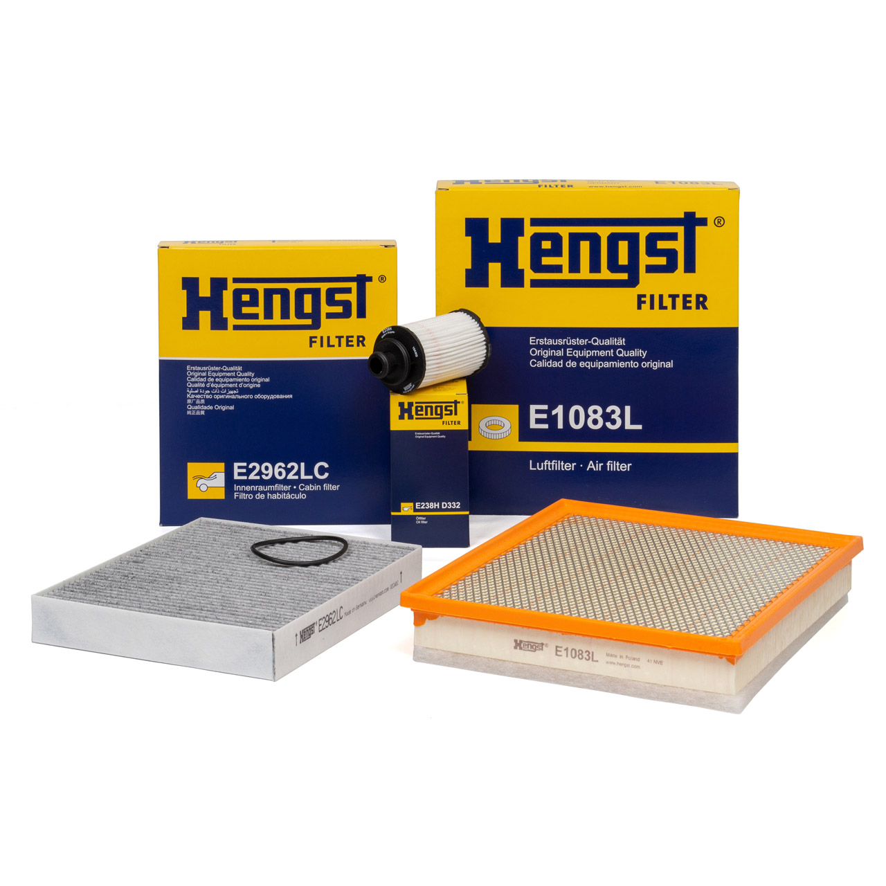 HENGST Filterset Filterpaket Inspektionskit 3-tlg OPEL Insignia A 2.0 CDTi 170 PS