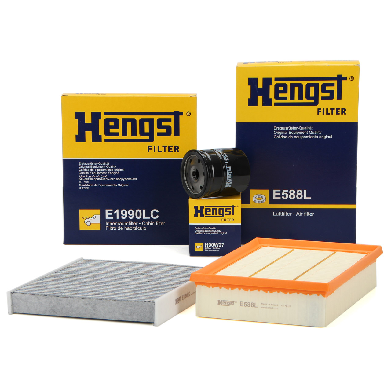 HENGST Filterset FORD Focus 2 MK2 1.8 2.0 VOLVO C30 S40 II V50 1.8 2.0 bis 2007