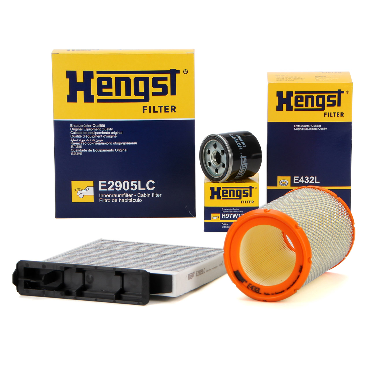 HENGST Filterset RENAULT Clio 2 ab 08.2004 Twingo 2 1.2 58 PS mit VALEO-System