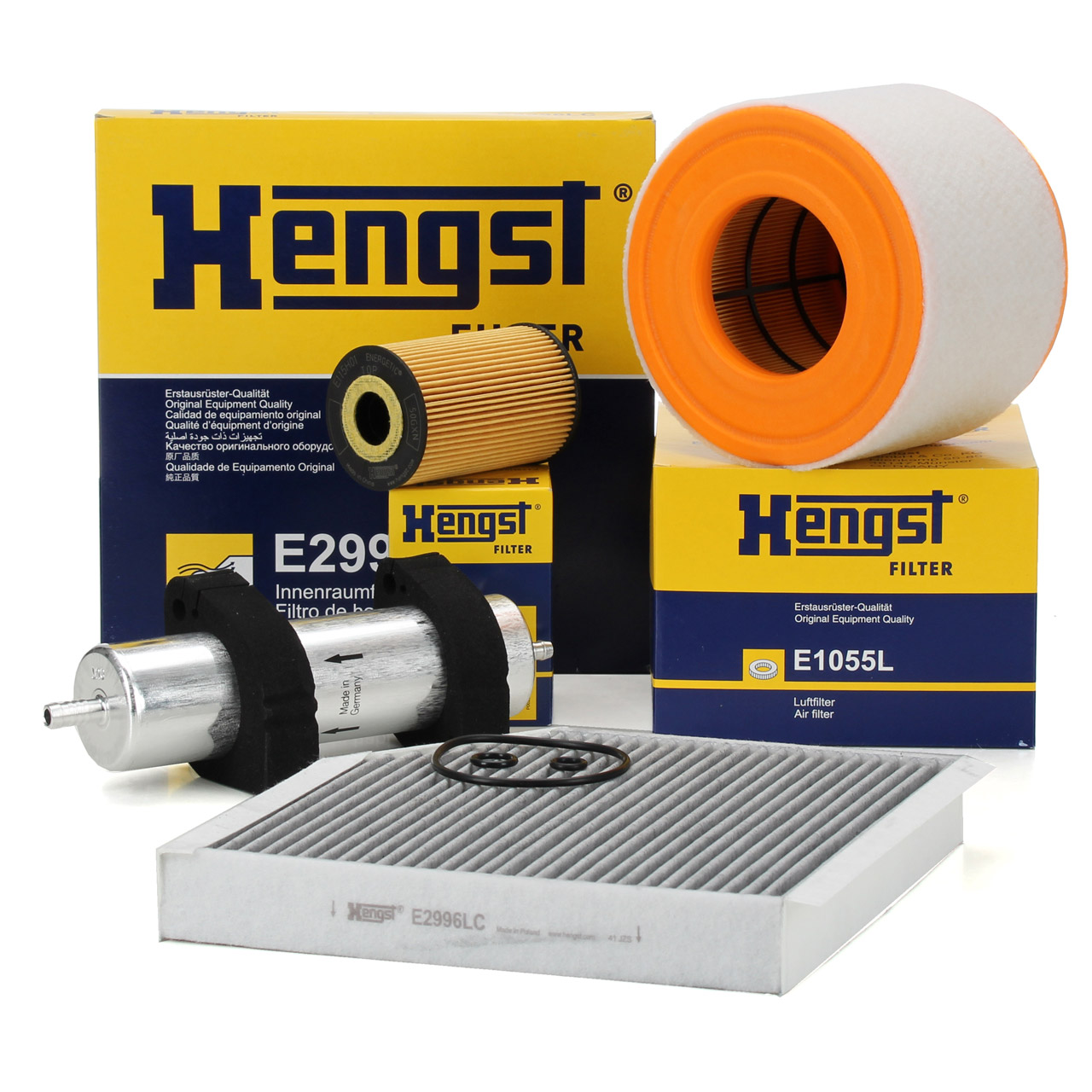 HENGST Filterset Filterpaket 4-tlg AUDI A6 (4G C7) 2.0 TDI 136/163/177 PS bis 08.2014