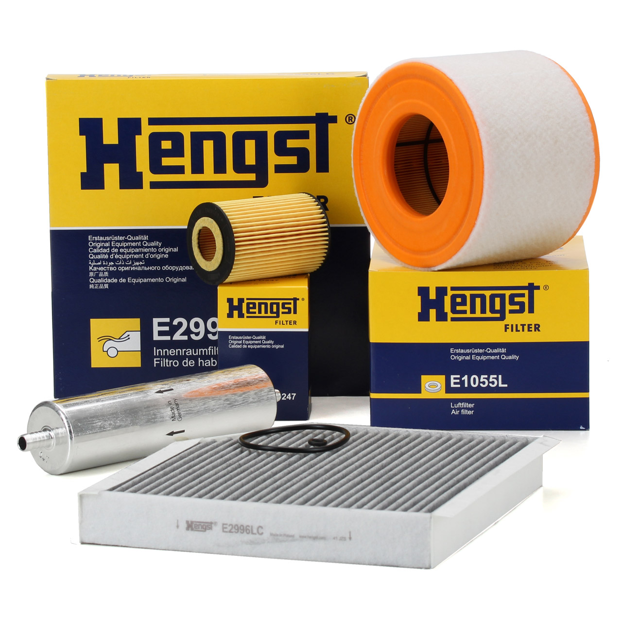 HENGST Filterset Filterpaket 4-tlg AUDI A6 (4G C7) 2.0 TDI 150/190 PS ab 09.2014