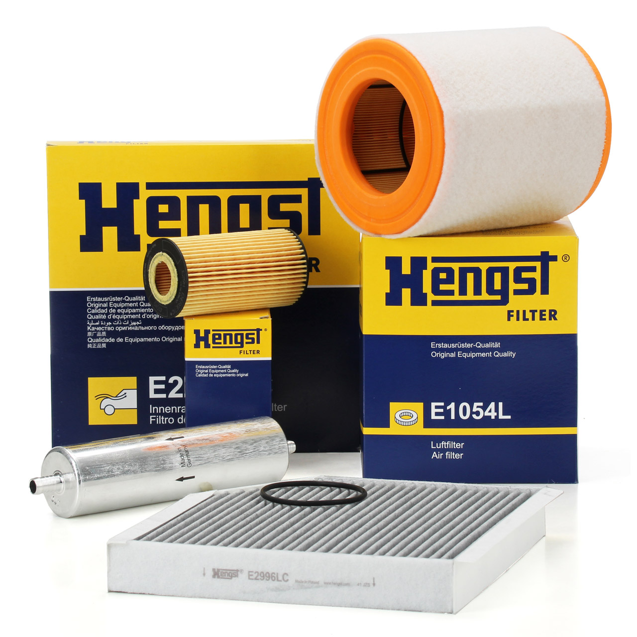 HENGST Filterset Filterpaket 4-tlg AUDI A6 (C7) A7 (4G) 3.0 TDI 190/211/218/272 PS