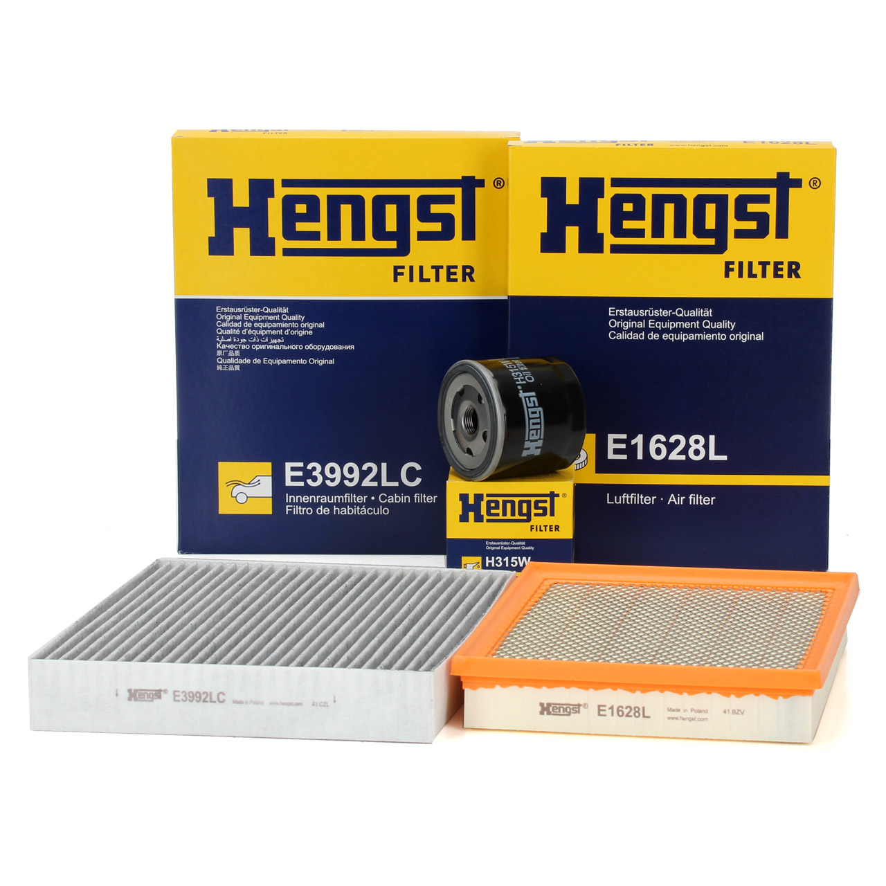 HENGST Filterset Filterpaket 3-tlg FORD Focus 4 MK4 1.5 Ti-VCT 122 PS