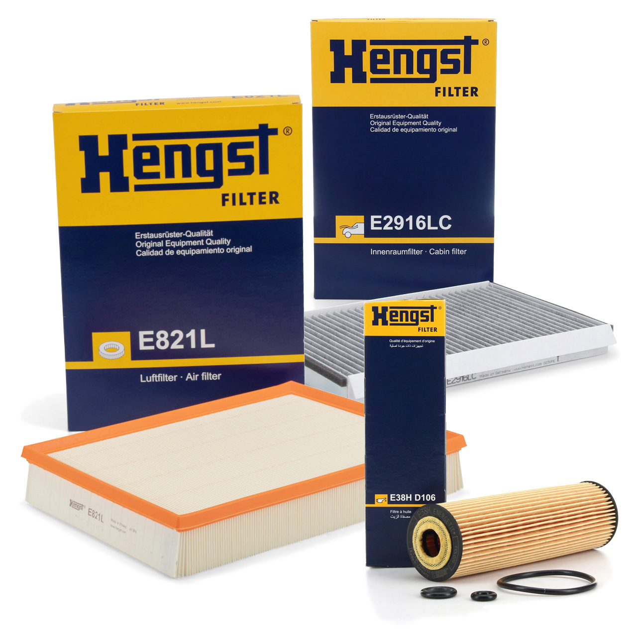 HENGST Filterset MERCEDES-BENZ Sprinter 906 216 316 516 / LGT / NGT M271