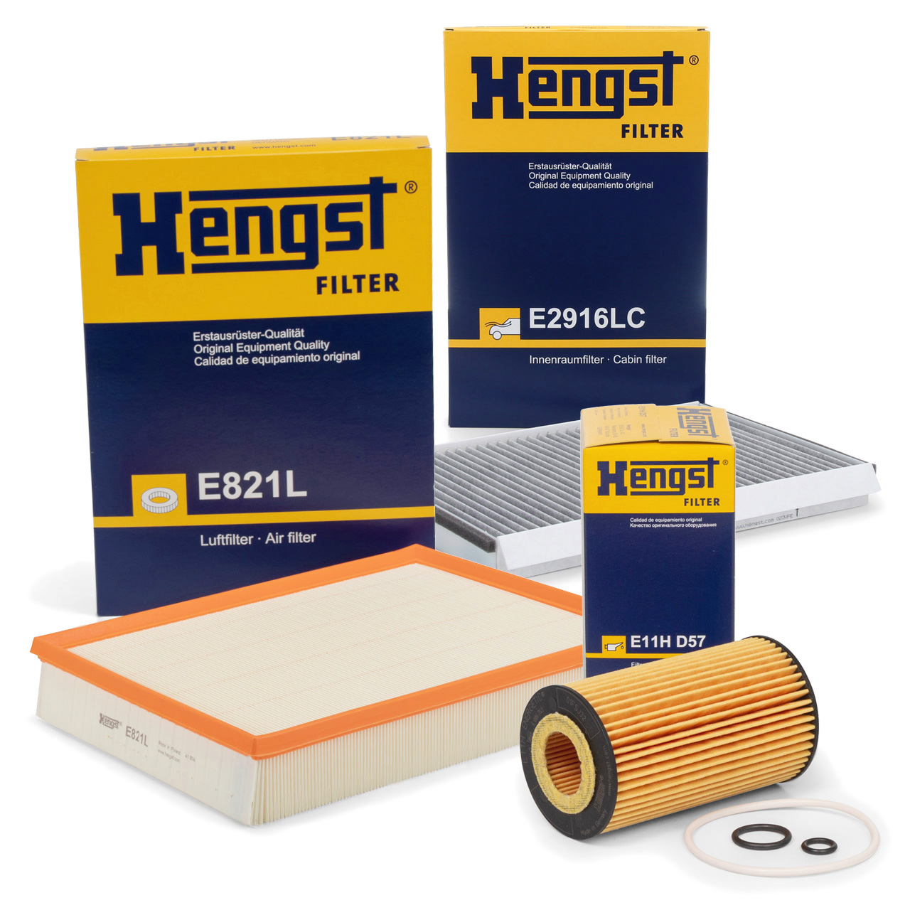 HENGST Filterset MERCEDES-BENZ Sprinter 906 09/11/13/15 CDI OM646