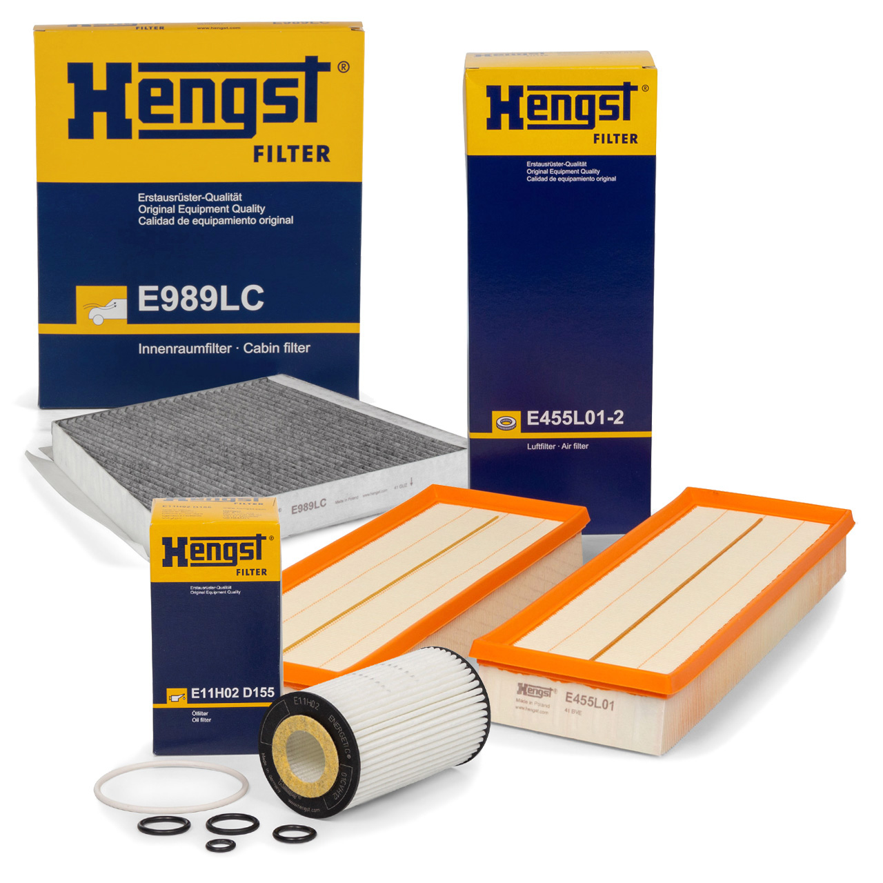 HENGST Filterset MERCEDES CLS C219 280-500 E-Klasse W211 E230-500 M112 M272