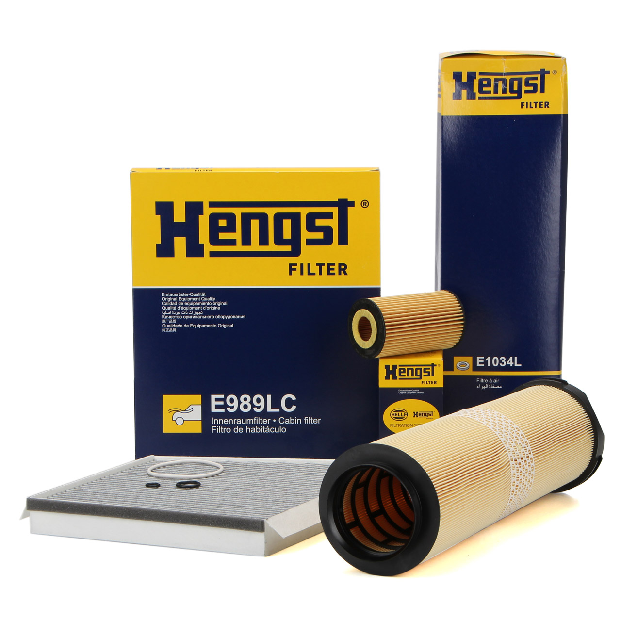 HENGST Filterset 3-tlg MERCEDES E-Klasse W211 S211 E200CDI E220CDI OM646