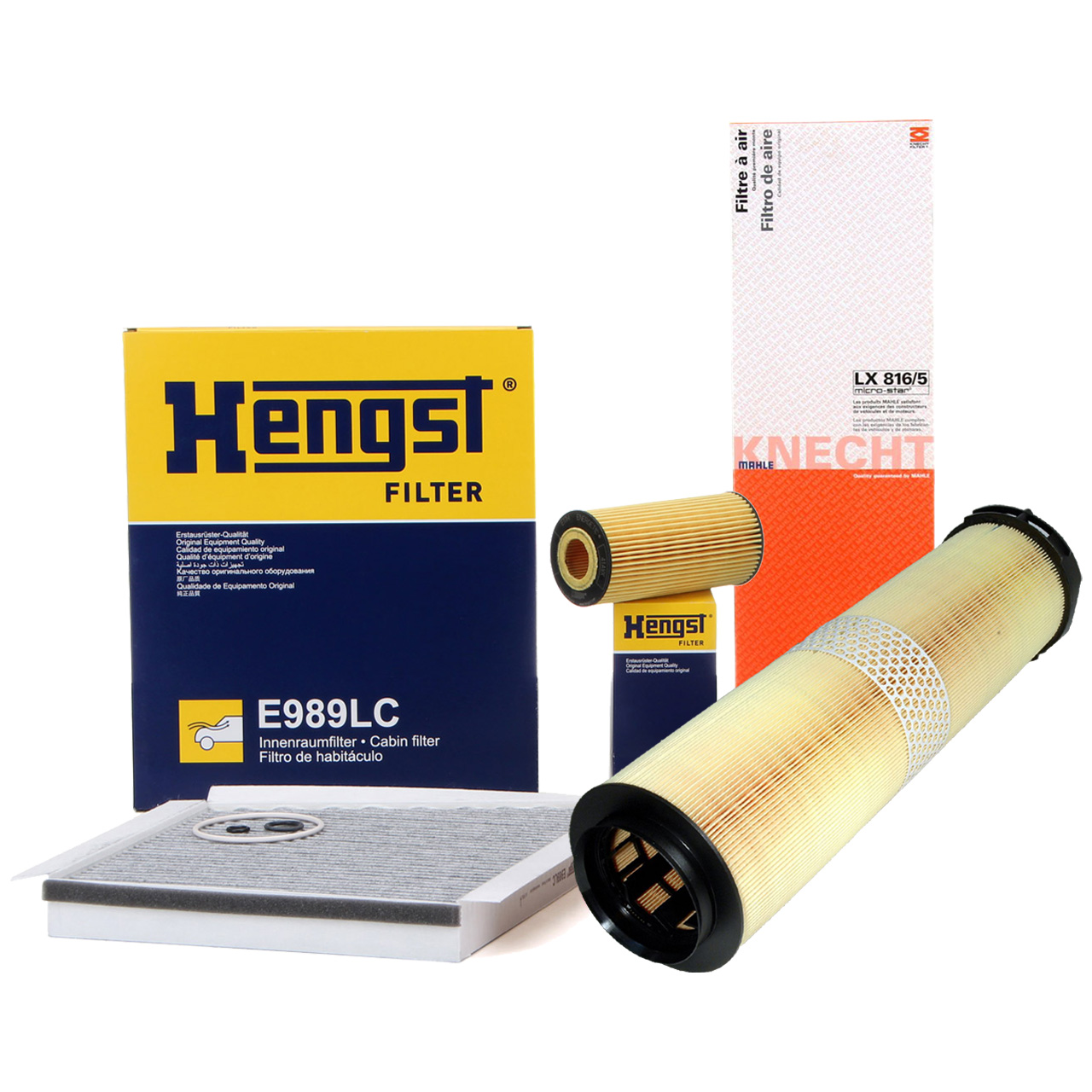 HENGST Filterset 3-tlg MERCEDES-BENZ E-Klasse W211 S211 E 280/320CDI OM648 ab Fgst. 196440