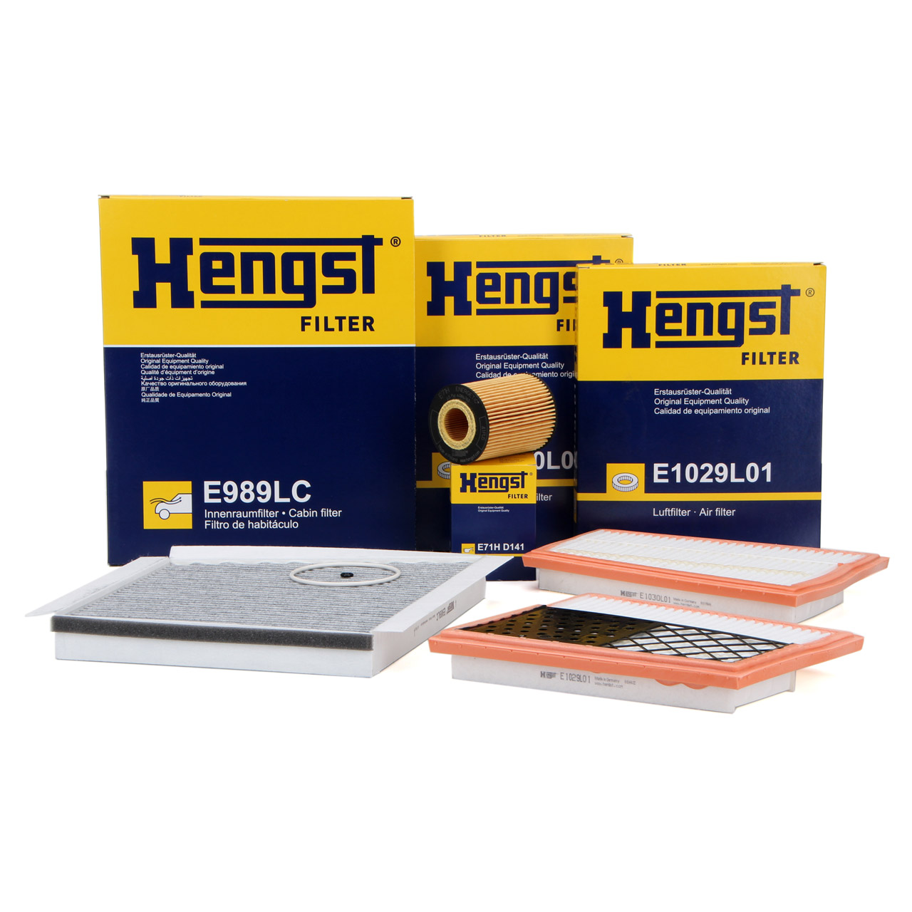 HENGST Filterset 3-tlg MERCEDES C219 320/350 CDI W211 S211 E 280 / 320 CDI OM642